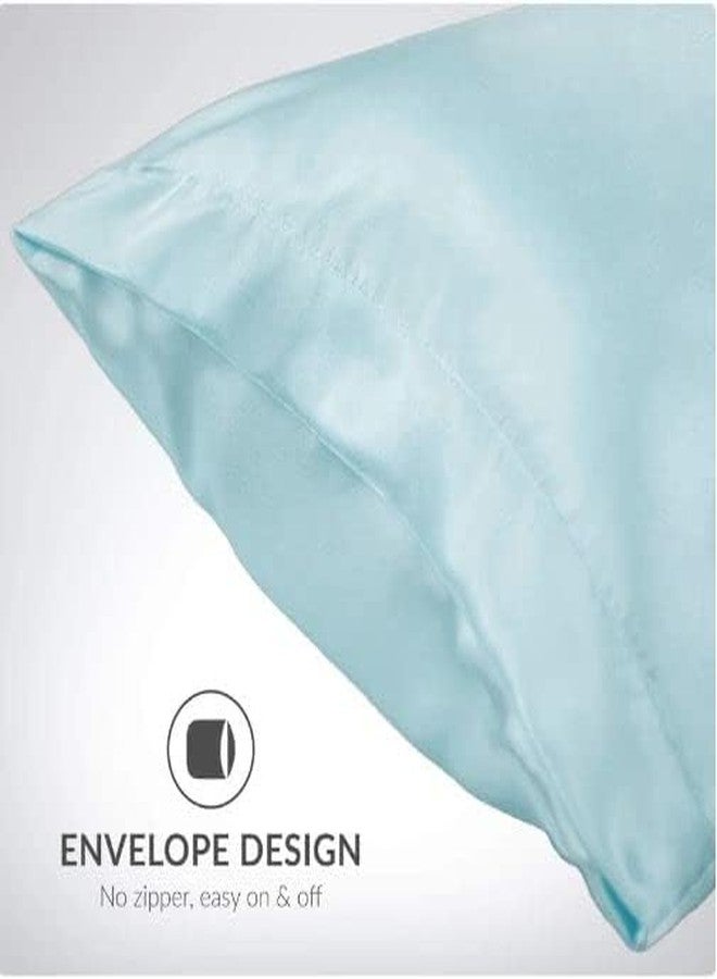 VIYANSHI Pure Silk Pillowcase Set | Pack of 2, Both Sides 100% Mulberry Silk for Hair & Skin Health | Standard, Queen, King Size | Luxury Satin Silk Pillow Covers - Image 2