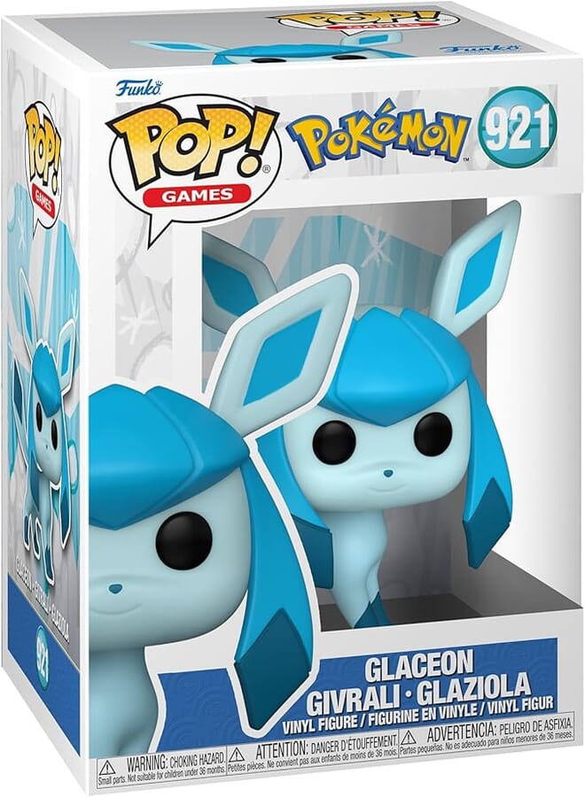 Funko POP! Games: Pokemon - Glaceon - Collectable Vinyl Figure - Gift Idea - Official Merchandise - Toys for Kids & Adults - Video Games Fans - Model Figure for Collectors and Display