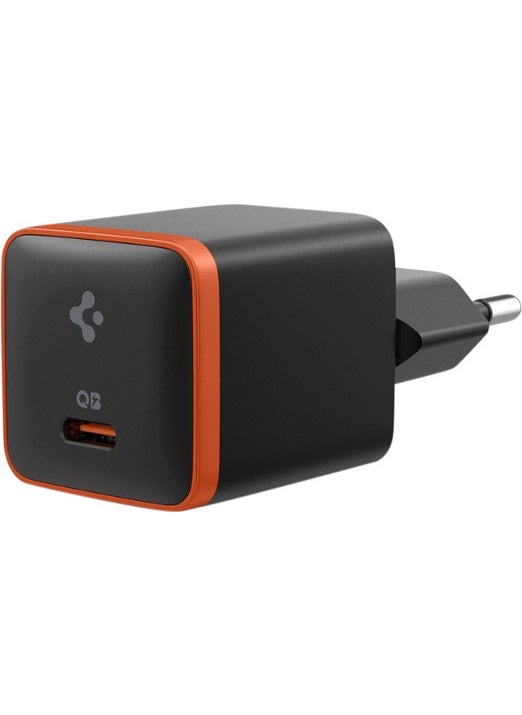 Spigen - 30W USB-C Mini Adapter - PPS / PD 3.0 Supported Fast Charger for iPhone & Android & iPad & MacBook Type-C EE301 Black - ACH08448 - Image 1