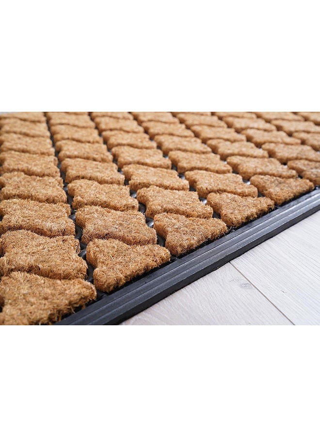 Pan Home سجادة باب برايس 60×120 سم، لون طبيعي/أسود - Image 3