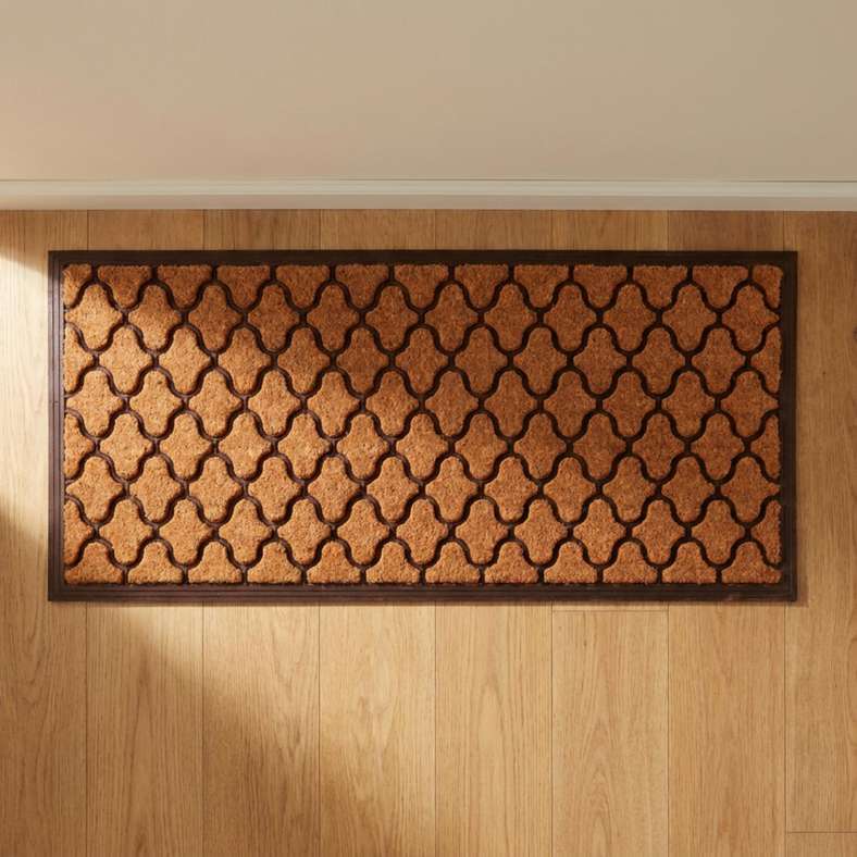 Pan Home Brice Door Mat 60x120Cm-Natural/Black - 252TAC9900026 - Image 1