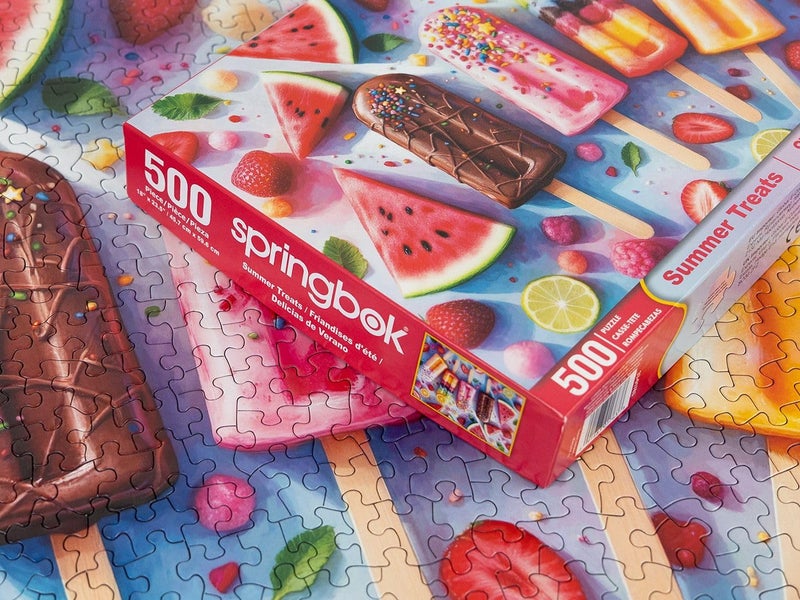 Springbok Summer Treats 500 Piece Jigsaw Puzzle For Adults- Fun Summer Puzzle For Parties And Family Gatherings - Image 4