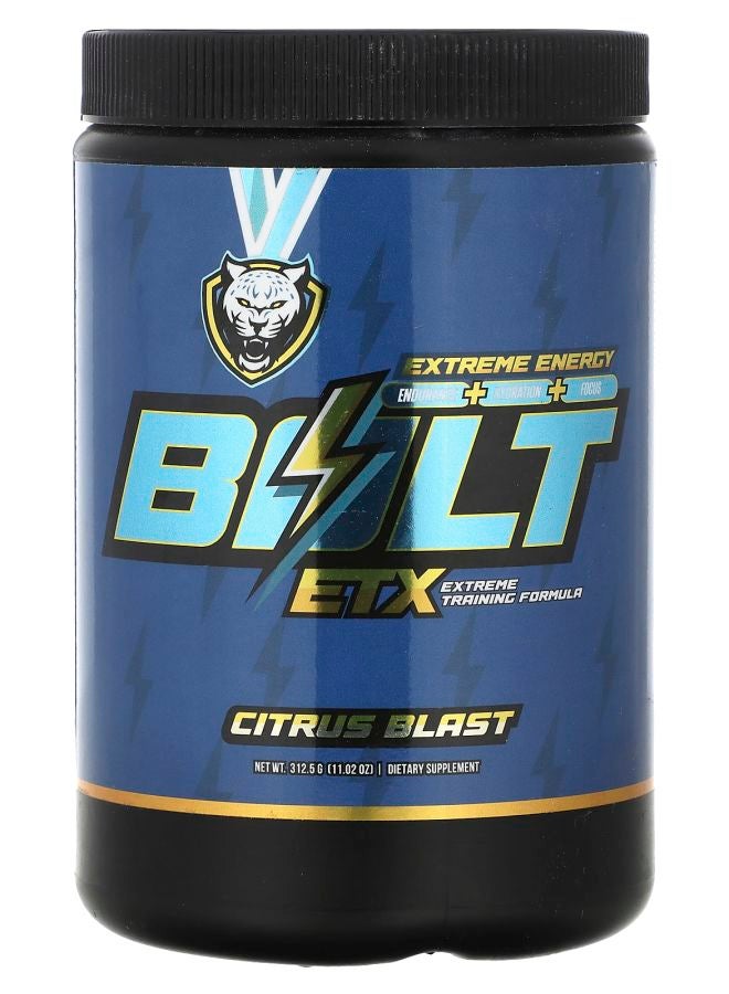 Bolt Extreme Training Formula Citrus Blast  11.02 oz (312.5 g)