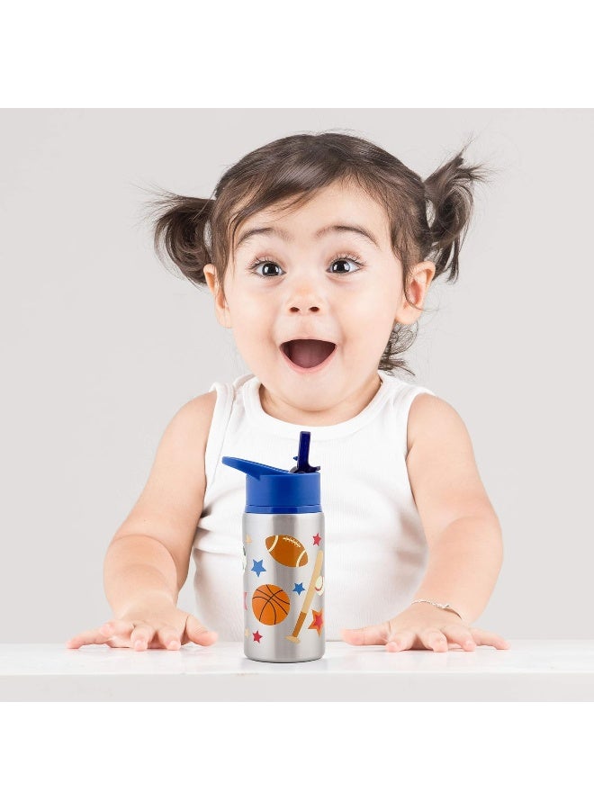 Stephen Joseph Stainless Steel Water Bottles, 18 OZ, SPORTS - Image 4