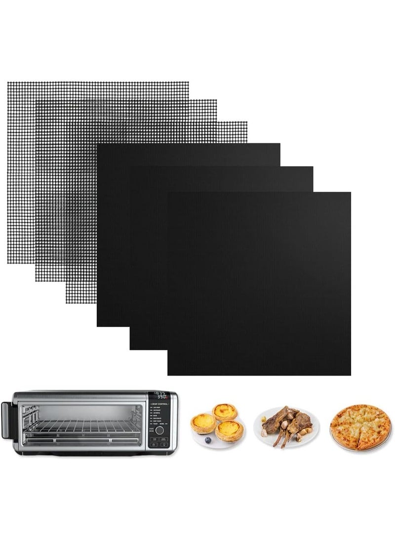 Reusable Air Fryer Liners 12x12 Inch Non-Stick Square Mats, Heat Resistant Oven Bottom Mat with Mesh Sheets, Compatible with Ninja Foodi SP101 SP201 SP301 SP351, Safe for Air Fryer,Baking,Microwave & Grill, Up to 450°F - Image 5