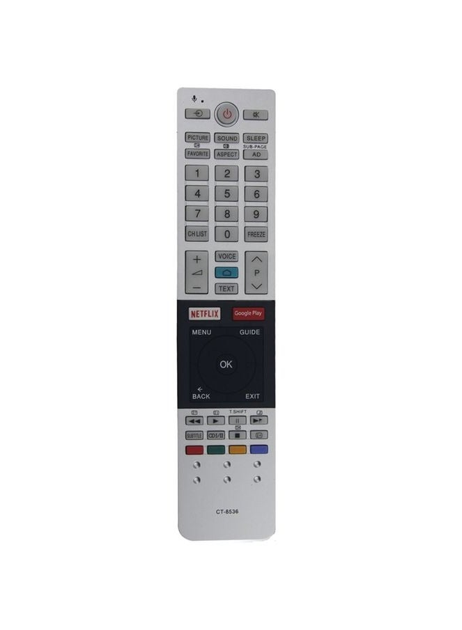 Wireless remote control that fits many devices. Replacement for Toshiba Smart TV 