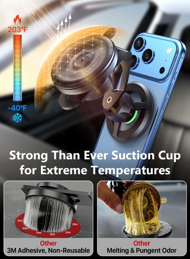 HTU Car Phone Holder for Dashboard Vent Windsheild - Image 3