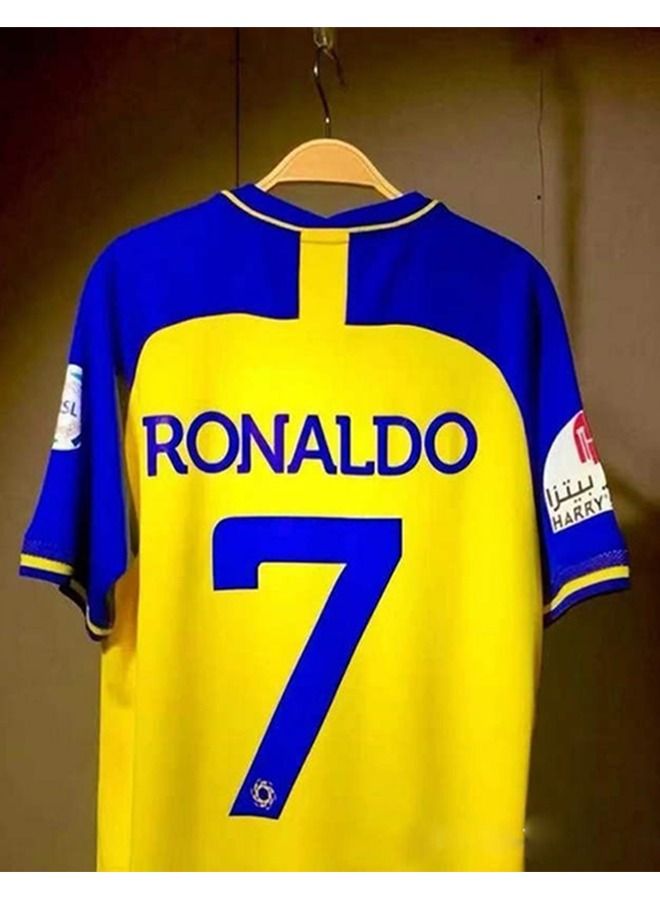 Al-Nassr FC No. 7  fans football uniform  - Image 2