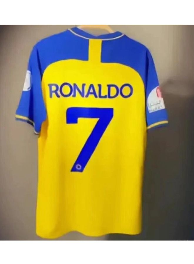 Al-Nassr FC No. 7  fans football uniform  - Image 3
