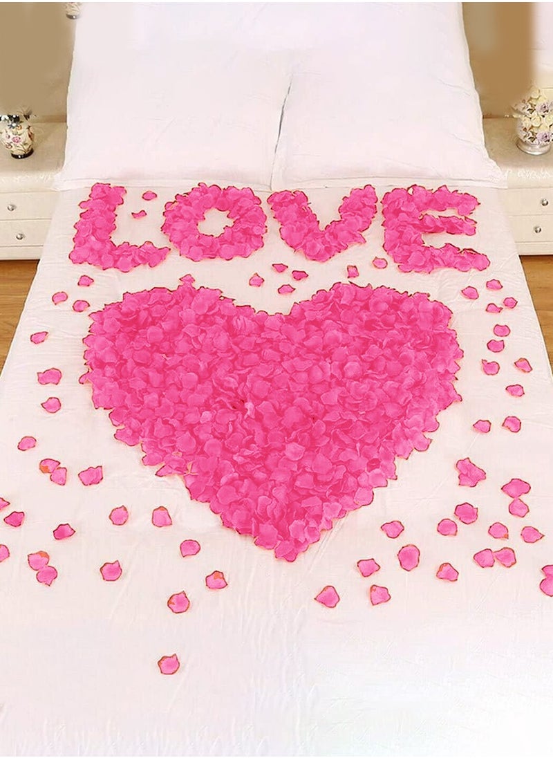 Beirui - 1000-Piece Artificial Rose Petals For Flower Decoration Red 5x5.5cm - Image 1