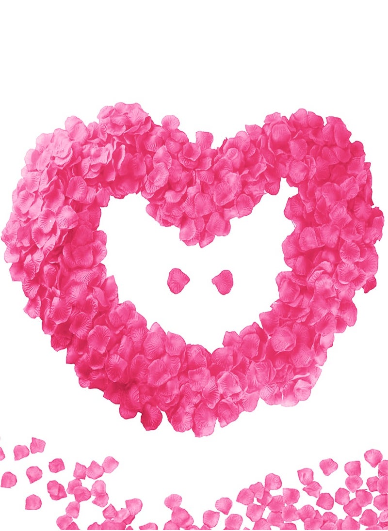 Beirui - 1000-Piece Artificial Rose Petals For Flower Decoration Red 5x5.5cm - Image 1