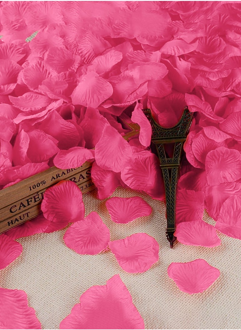 Beirui - 1000-Piece Artificial Rose Petals For Flower Decoration Red 5x5.5cm - Image 1