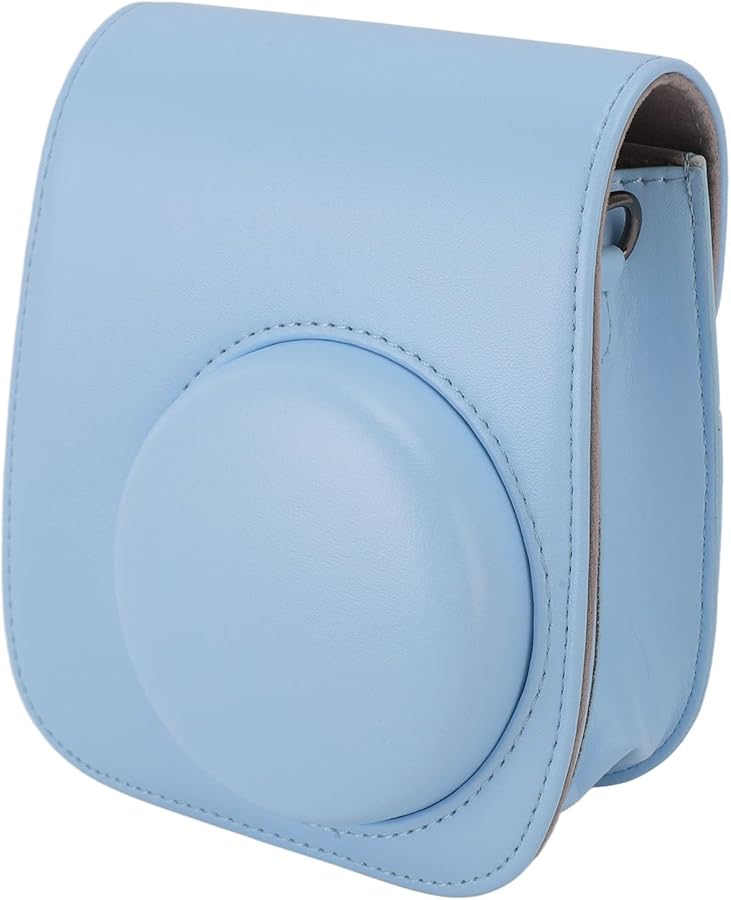 حقيبة واقية للكاميرا الفورية الزرقاء مع حزام وألبوم ومرآة سيلفي ومرشحات للـ Mini 12 الأرجواني، إكسسوارات كاميرا للأطفال بسعة كبيرة - Image 5
