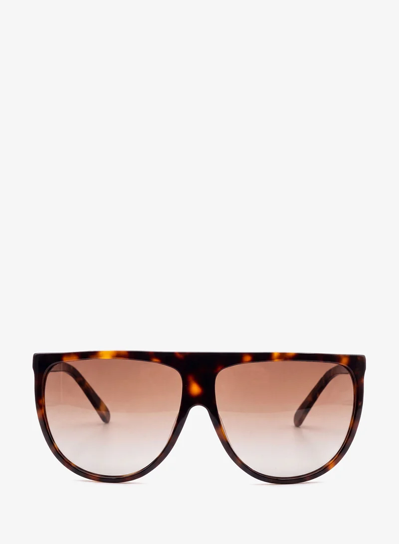 Lee Cooper Polarized Sunglasses Tortoise Brown Frame Brown Mirror Lens 62mm  - LCM10815C2