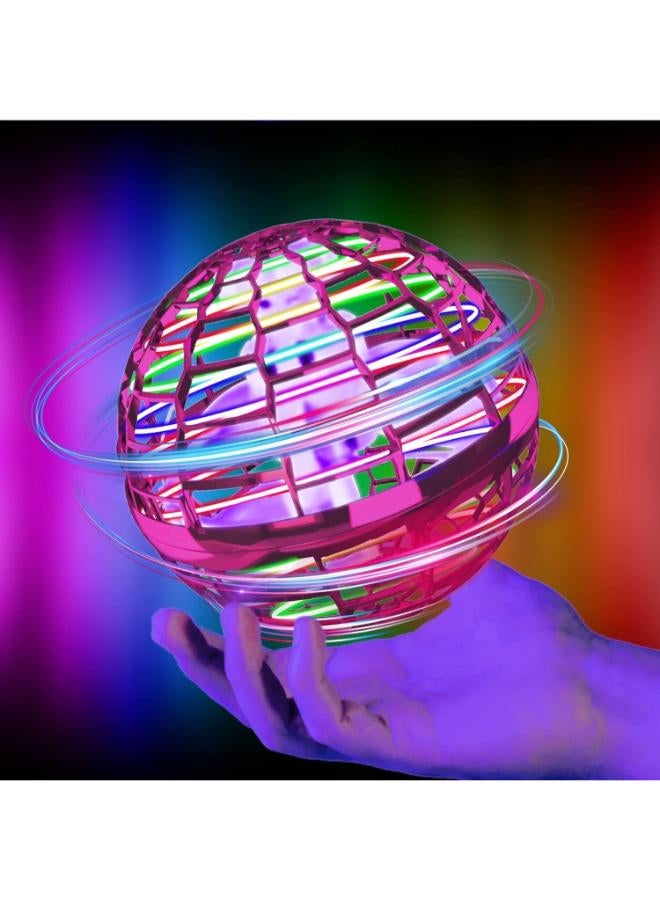 Mini Orb Drone Flying Boomerang, Upgarded Flying Orb Ball Toys, Cool Fly Magic Controller Indoor/Outdoor,Boomerang Fly Space Ball, 360° Rotating Spinning UFO Safe for Kids Adults (Purple) - Image 1