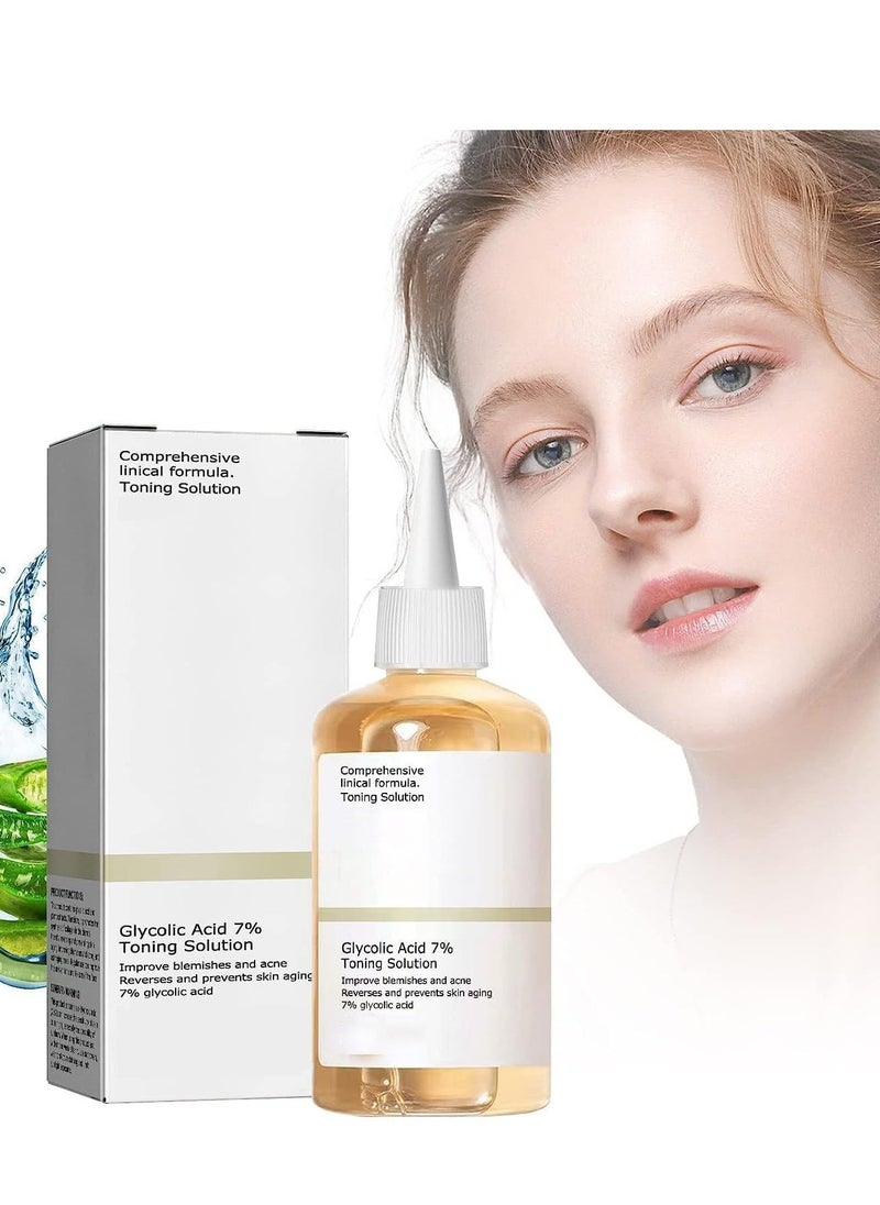 Glycolic Glycolic Acid 7% Toning Solution Clear 240ml  - Image 1