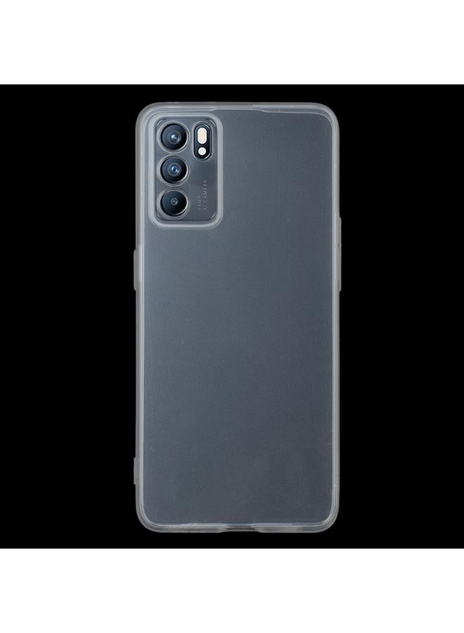 اس-توب جراب لهاتف OPPO Reno6 5G، جراب واقٍ ناعم شفاف فائق النحافة مصنوع من مادة TPU بسمك 0.75 مم - Image 2