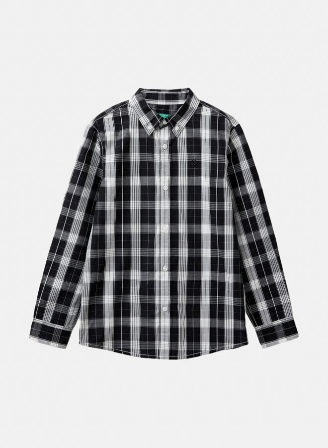Benetton Boys Long Sleeve Shirt - Image 1