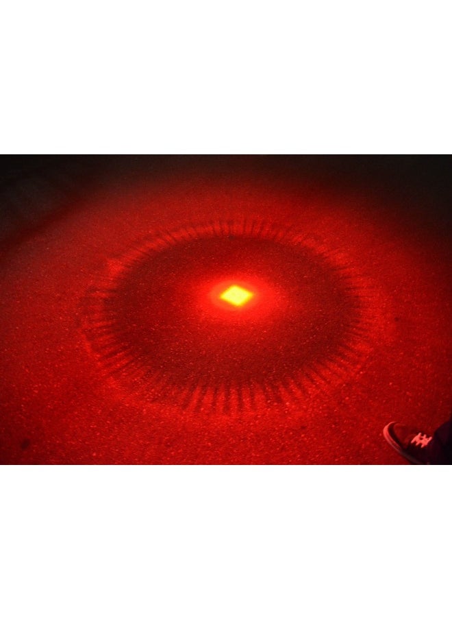 Generic Wayllshine  High Power 1 Mode Red Led Flashlight Single Mode Red Flashlight Red Light Flashlight Red Light Torch For Astronomy Aviation Night Observation  - Image 4
