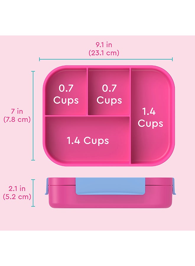 Bentgo Kids Prints Slim Lunchbox - Rainbow And Butterflies - Image 5