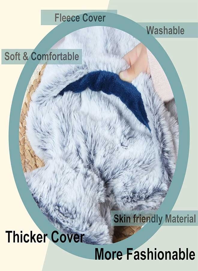 RAWAID Hot Water Bottle, Rubber Hot Water Bottle for Pain Relief, Hot Water Bag for Cramps, Bed Warmer for Hand Feet Waist - Image 3