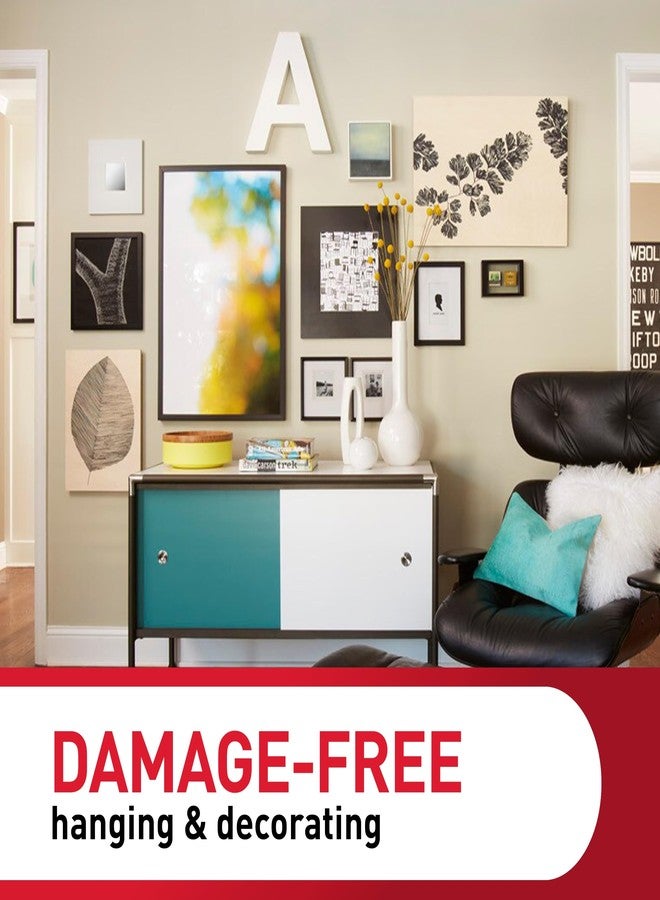 Command Narrow Picture Hanging Strips, Damage Free Hanging Picture Hangers, No Tools Wall Strips for Living Spaces, 12 White Adhesive Strip Pairs (24 Strips) - Image 5
