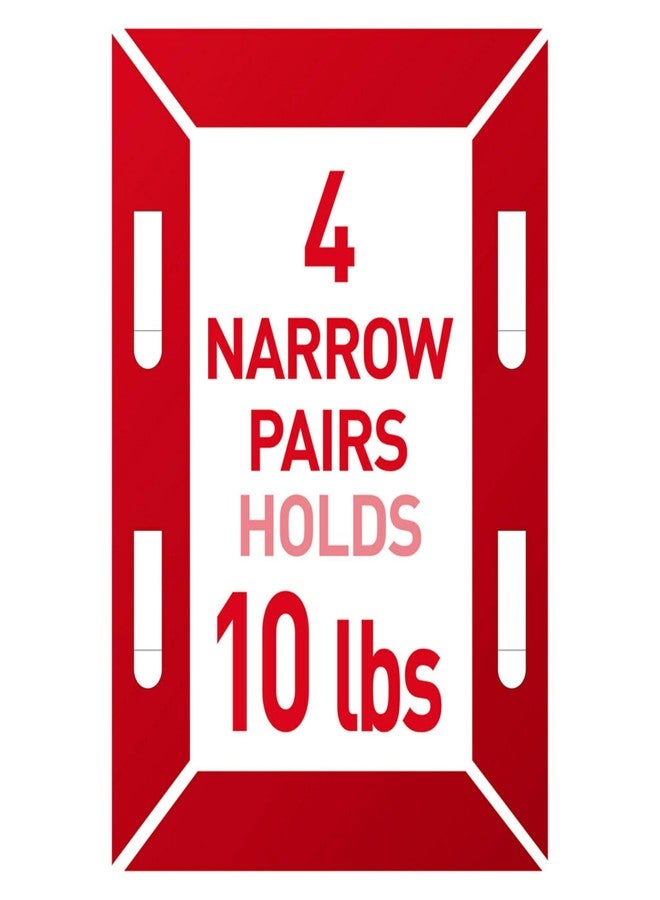 Command Narrow Picture Hanging Strips, Damage Free Hanging Picture Hangers, No Tools Wall Strips for Living Spaces, 12 White Adhesive Strip Pairs (24 Strips) - Image 2