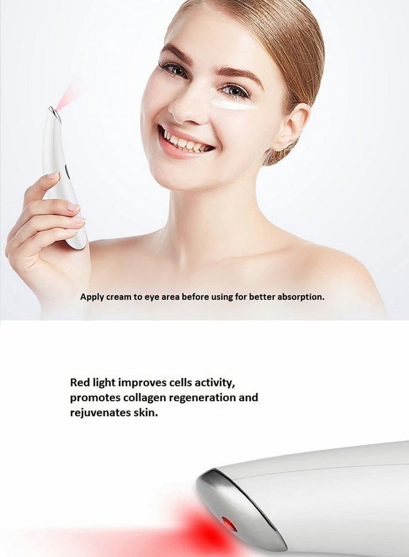 Excefore Eye & Face Massager Tool/Pen, Anti-aging Facial with Heat Vibration, for Dark Circles Puffiness Lip Fine Lines, Promote Essence Absorption (37-45°C) - Image 2