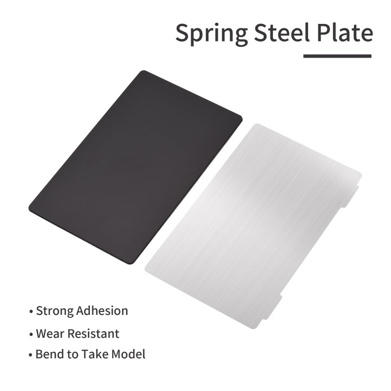 138*85mm Removal Spring Steel Flexible Build Plate Sheet Compatible with 3D Printer Creality Ld-002H Print Bed + Magnetic Sticker with Adhesive Backing & 5pcs FEP Film 200x140mm  0.1mm Thickeness - Image 2