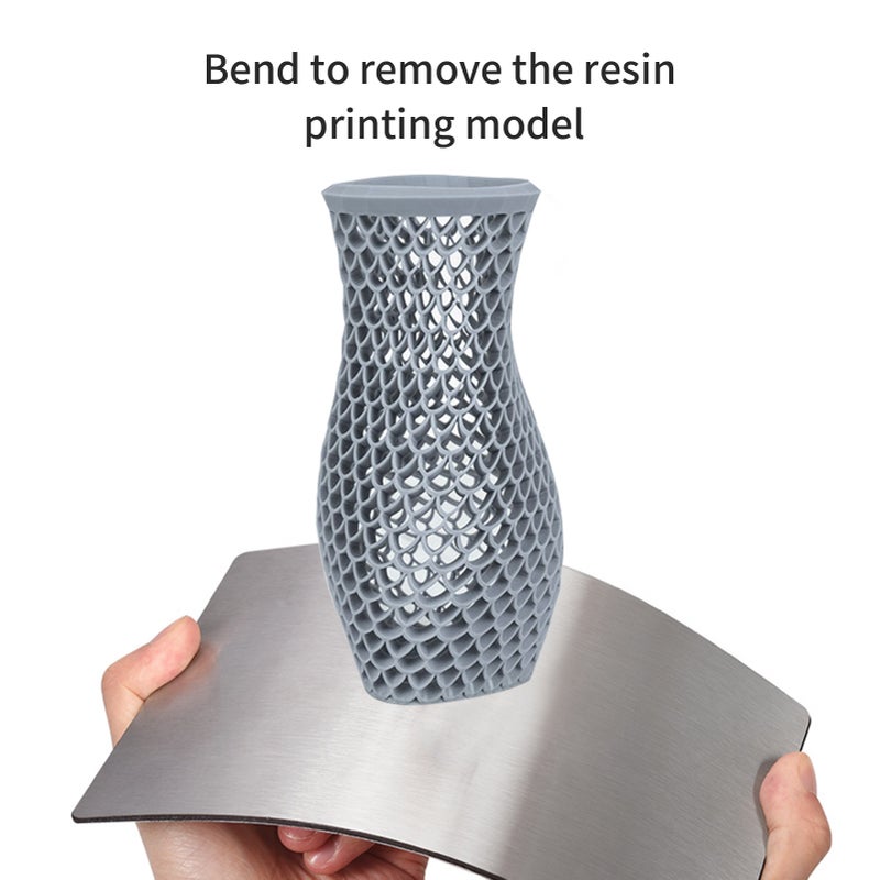 138*85mm Removal Spring Steel Flexible Build Plate Sheet Compatible with 3D Printer Creality Ld-002H Print Bed + Magnetic Sticker with Adhesive Backing & 5pcs FEP Film 200x140mm  0.1mm Thickeness - Image 3