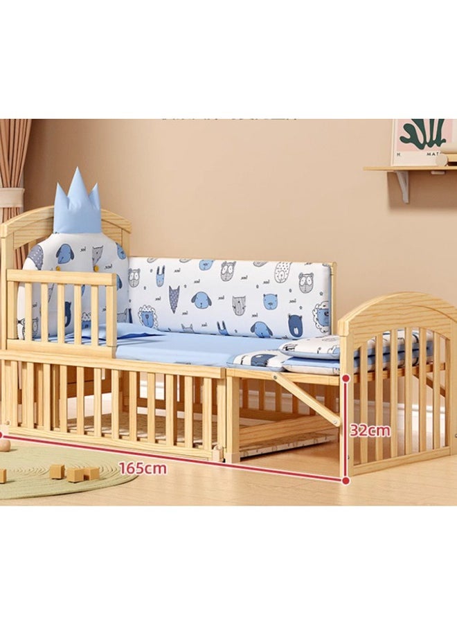 FUN MOMENT Multifunctional Baby Bed 120 × 60 cm to 150×60 cm  - Image 3