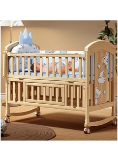 لحظة مرح سرير اطفال متعدد الوظائف 120× 60 سم الى 150×60 سم  - Image 4