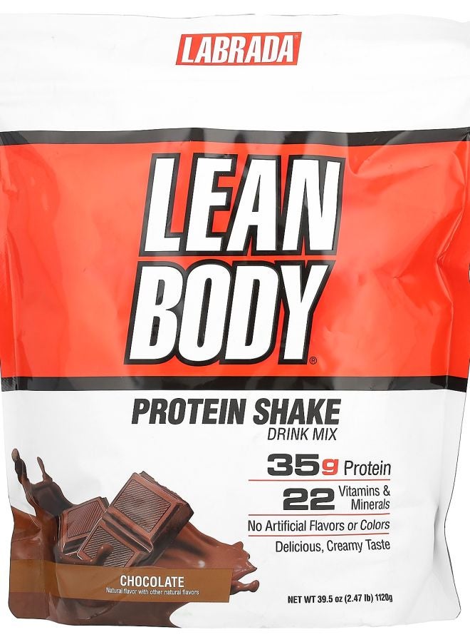 LABRADA Lean Body Protein Shake Drink Mix Chocolate 2.47 lb (1120 g)