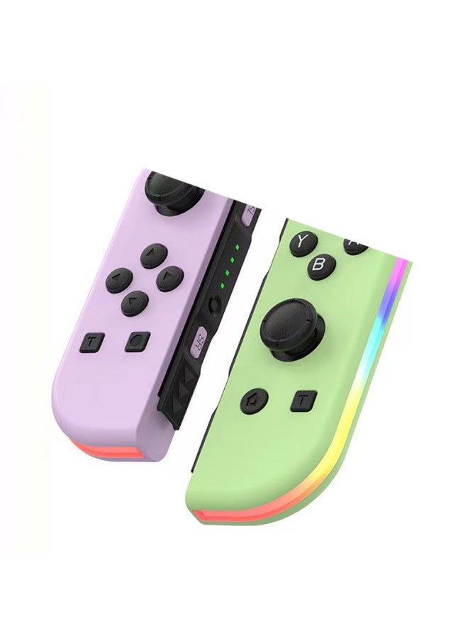 Neutral Switch Left And Right Handle Joycon Small Handle Bluetooth Handle Ns Private Model Game Wireless Rgb Handle With Light - Image 1