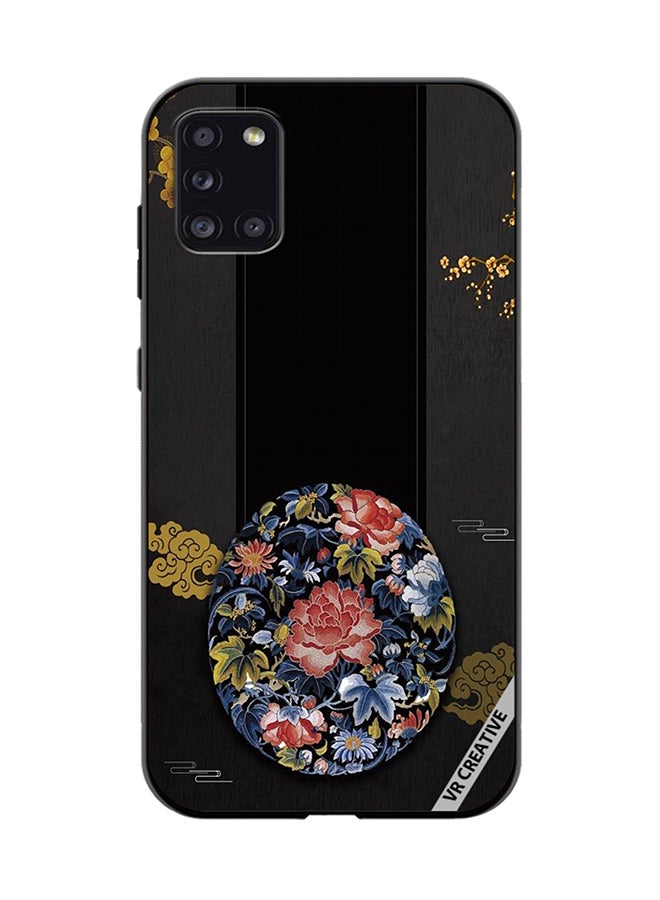 VR CREATIVE Protective Case Cover For Samsung Galaxy A31 Flower Design Multicolour - Image 1