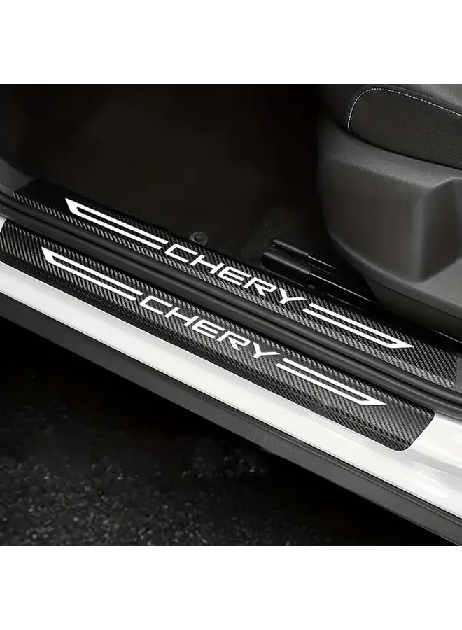 Door Sill Protector 5pcs Set For Chery Car Door Anti Scuff Stickers - Image 4