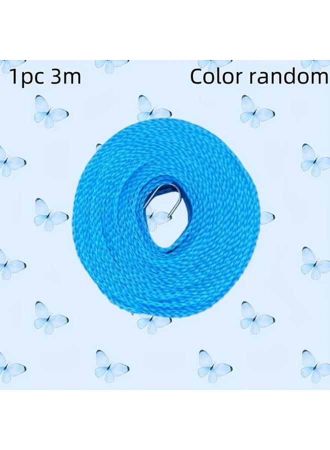 1pc 3M Windproof Nylon Clothesline Anti Slip Durable Laundry Line Indoor Outdoor Use - Image 1