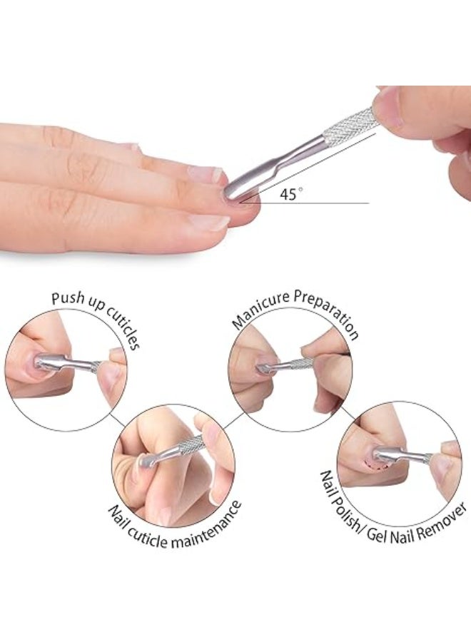 2 قطع مقص بشرة متطور - أداة إزالة الجلد الميت حول الأظافر بتصميم يسهل الاستخدام - للعناية بالأظافر للرجال والنساء - Image 4