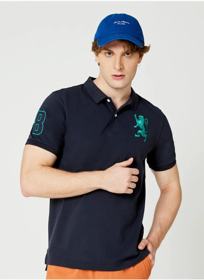 GIORDANO Lion Polo Blue