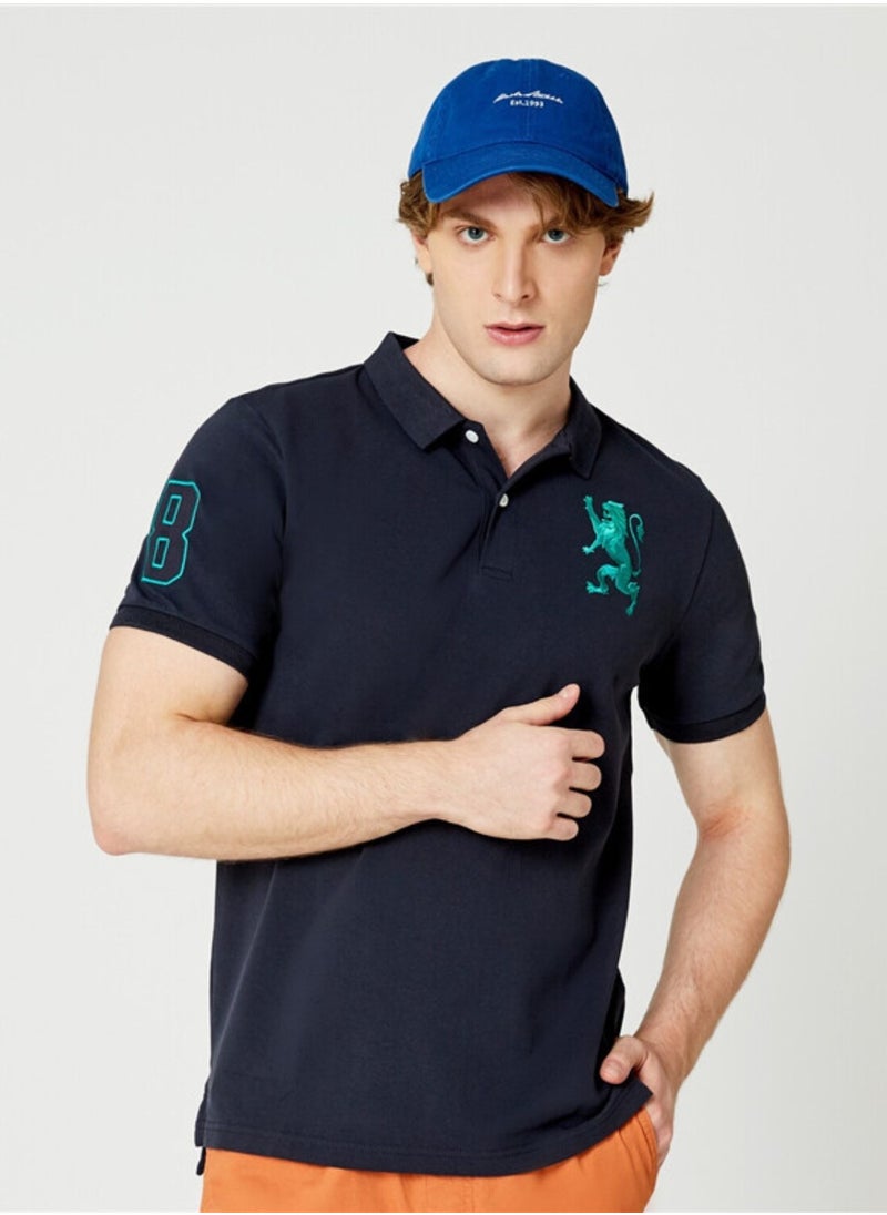 GIORDANO Lion Polo Blue  - Image 1