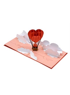 CUT POPUP.COM Cutpopup Anniversary Card Pop Up, Valentines Day Card, Wedding 3D Greeting Card, Valentine'S Day, Romantic Loved Card (Air Balloon)  - Image 5
