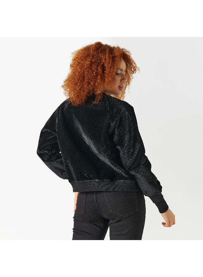 2Xtremz 2Xtremz Textured Zip Through Jacket with Pockets