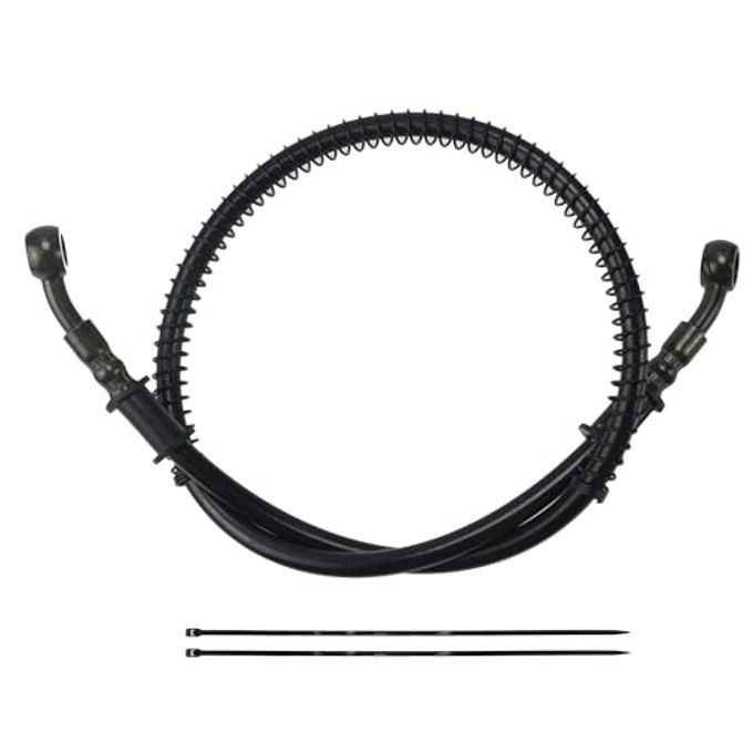 PRO BAT Braided Hydraulic Brake Hose Line Pipeline For Chinese Gy6 Scooter Atv Dirt Bike Go Kart 10Mm Banjo Ends, Black - Image 4