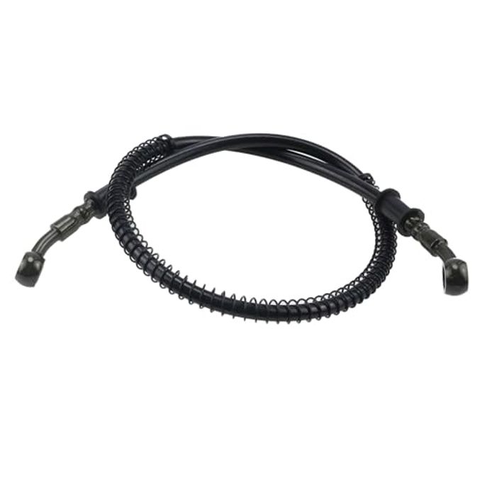 PRO BAT Braided Hydraulic Brake Hose Line Pipeline For Chinese Gy6 Scooter Atv Dirt Bike Go Kart 10Mm Banjo Ends, Black - Image 3