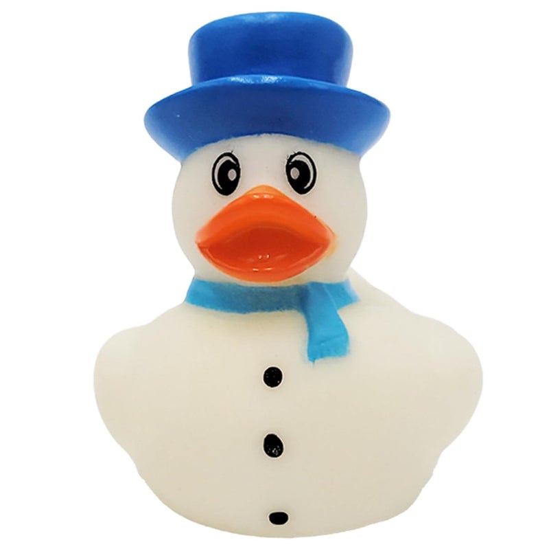 The Dreidel Company 6-Pack Christmas Holiday Rubber Duck Toy Duckies for Kids, Bath Birthday Gifts Baby Showers Summer Beach and Pool Activity, 2" Inches (6-Pack) - Image 3