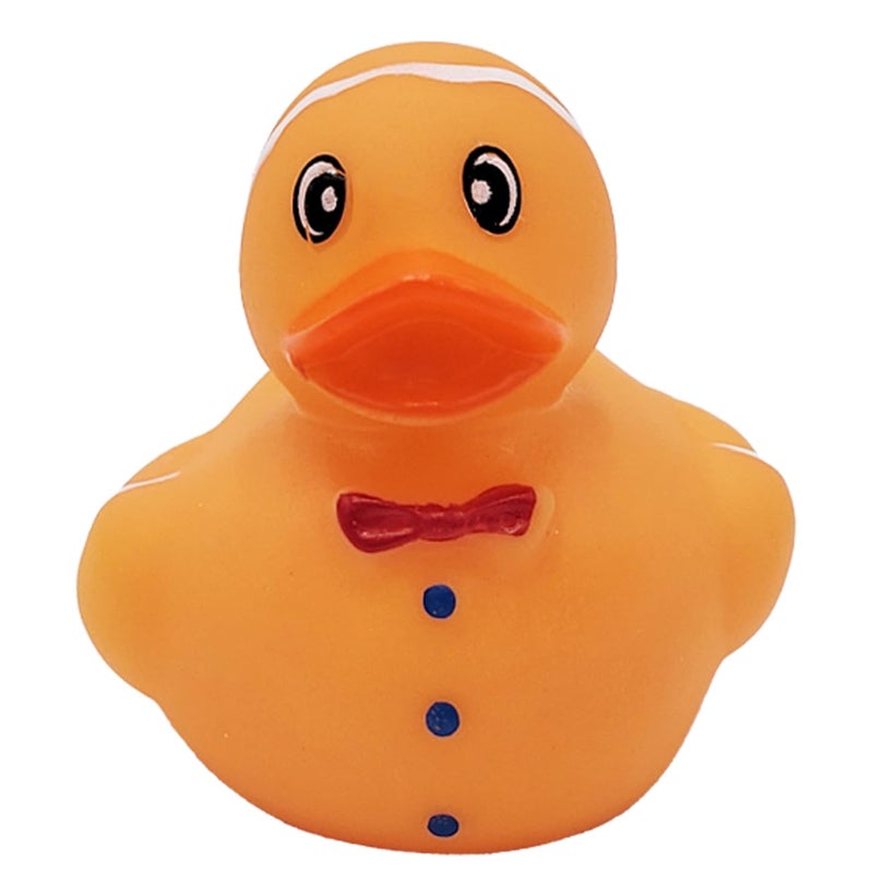 The Dreidel Company 6-Pack Christmas Holiday Rubber Duck Toy Duckies for Kids, Bath Birthday Gifts Baby Showers Summer Beach and Pool Activity, 2" Inches (6-Pack) - Image 4