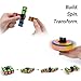 TOSY Magnet Fidget Spinner Mini 8 Blocks 3in1 Toy Transformable Fidget Spinner Infinity Cube 2x2 Puzzle Cube Easter Basket Stuffers Gift for KidsAdult STEM Sensory Stress Relief Toy 2Pack - Image 4