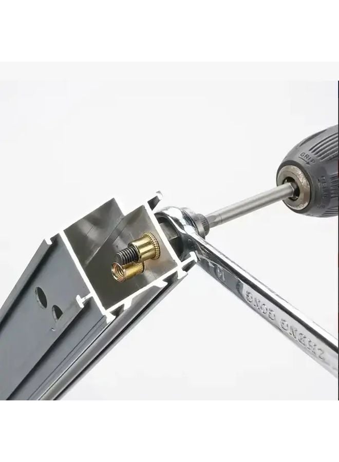 أداة سحب الرافعات اليدوية مع مجموعة صواميل ريفيت M3 10 قطع تتضمن مفتاحًا عالميًا - Image 5