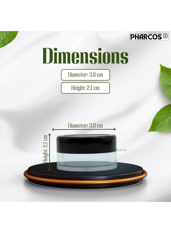 PHARCOS 8 gram Cosmetics DIY Lip Balm, Lip Scrubs,Eye Shadows, Under eye Gel, Sindoor/Bindi Container, Body Butter, Nail Cuticle Butter (8 gm Sliver Lid- Set of 4) - Image 4