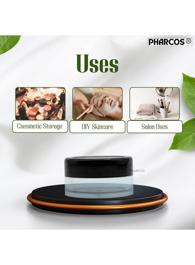 PHARCOS 8 gram Cosmetics DIY Lip Balm, Lip Scrubs,Eye Shadows, Under eye Gel, Sindoor/Bindi Container, Body Butter, Nail Cuticle Butter (8 gm Sliver Lid- Set of 4) - Image 5